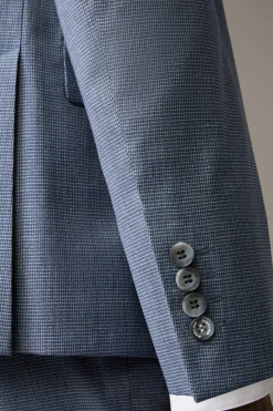 Strellson Anzüge-Anzug Caidan Melwin, blau gemustert