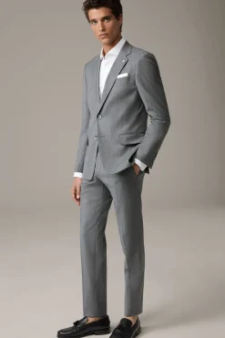 Strellson Anzüge-Anzug Caidan Melwin, grau gemustert