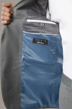 Strellson Anzüge-Anzug Caidan Melwin, grau gemustert