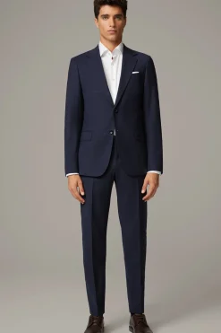 Strellson Anzüge-Anzug Caidan-Madden, dunkelblau meliert
