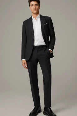 Strellson Anzüge-Anzug Caidan-Madden, schwarz meliert