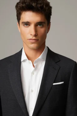 Strellson Anzüge-Anzug Caidan-Madden, schwarz meliert