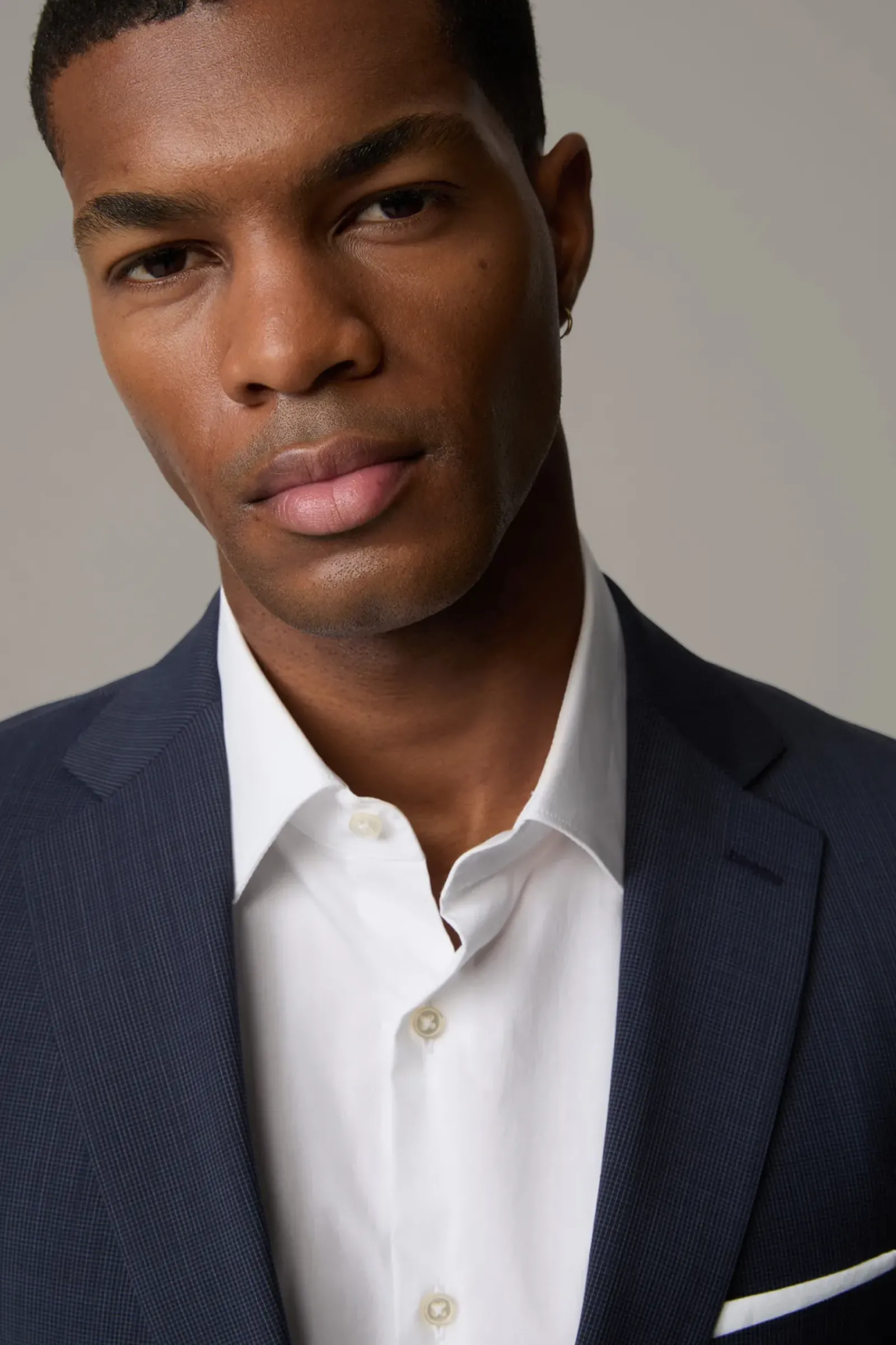 Strellson Anzüge-Anzug Rick-Jans, dunkelblau gemustert