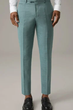 Strellson Hosen-Anzughose Kynd, grün meliert