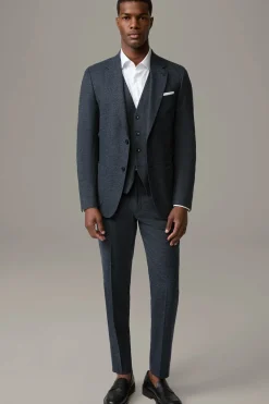 Strellson Hosen-Anzughose Melwin, navy kariert