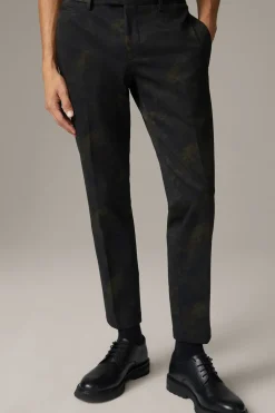 Strellson Hosen-Baukasten-Anzughose Kynd, grün gemustert