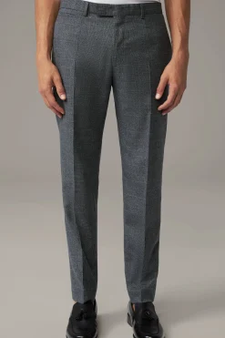 Strellson Hosen-Baukasten-Anzughose Kynd, navy kariert