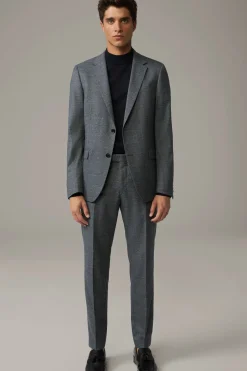 Strellson Hosen-Baukasten-Anzughose Kynd, navy kariert