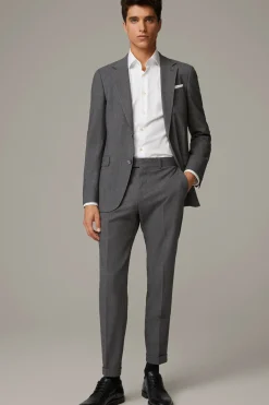 Strellson Hosen-Baukasten-Anzughose Luc, grau meliert