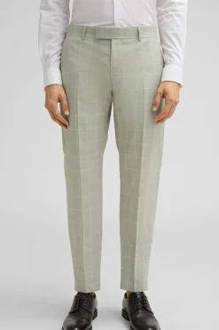 Strellson Hosen-Baukasten-Anzughose Melwin, hellgr&uuml;n kariert