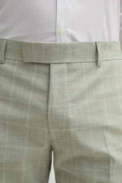 Strellson Hosen-Baukasten-Anzughose Melwin, hellgr&uuml;n kariert