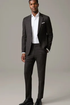 Strellson Hosen-Baukasten-Anzughose Till, dunkelbraun meliert