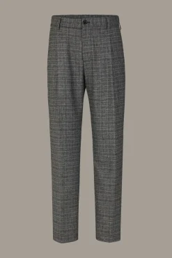 Strellson Hosen-Baukasten-Bundfaltenhose Lois, grau meliert