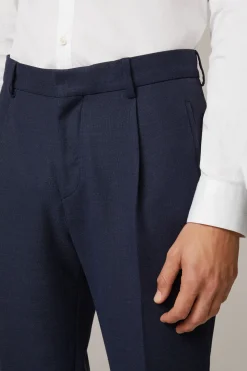 Strellson Hosen-Baukasten-Hose Luis, dunkelblau meliert