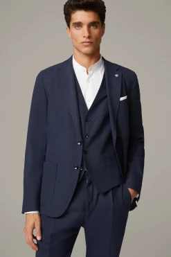 Strellson Sakkos-Baukasten-Sakko Acon, dunkelblau meliert