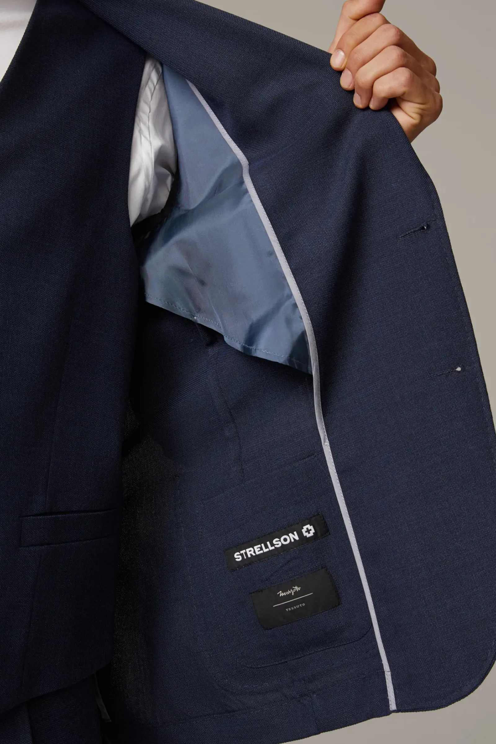 Strellson Sakkos-Baukasten-Sakko Acon, dunkelblau meliert