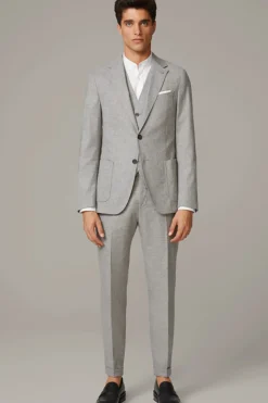 Strellson Sakkos-Baukasten-Sakko Acon, hellgrau meliert