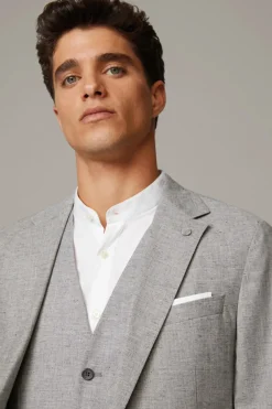 Strellson Sakkos-Baukasten-Sakko Acon, hellgrau meliert