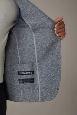 Strellson Sakkos-Baukasten-Sakko Addy, blau meliert