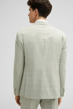 Strellson Sakkos-Baukasten-Sakko Aidan, hellgr&uuml;n kariert