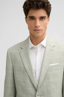 Strellson Sakkos-Baukasten-Sakko Aidan, hellgr&uuml;n kariert