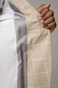 Strellson Sakkos-Baukasten-Sakko Alzer, beige kariert