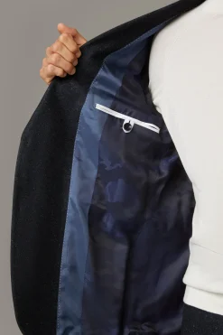 Strellson Sakkos-Baukasten-Sakko Alzer, navy strukturiert