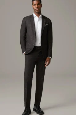 Strellson Sakkos-Baukasten-Sakko Arndt, dunkelbraun meliert