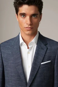 Strellson Sakkos-Baukasten-Sakko Arndt, dunkelblau meliert