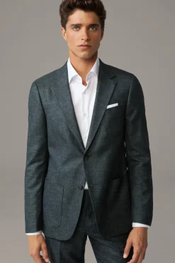 Strellson Sakkos-Baukasten-Sakko Arndt, oliv-blau meliert