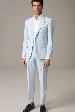 Strellson Sakkos-Baukasten-Sakko Caidan, pastellblau gemustert