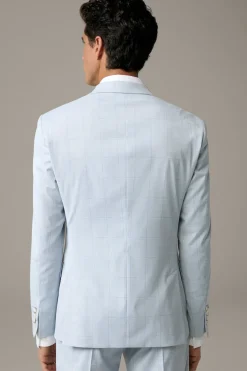 Strellson Sakkos-Baukasten-Sakko Caidan, pastellblau gemustert