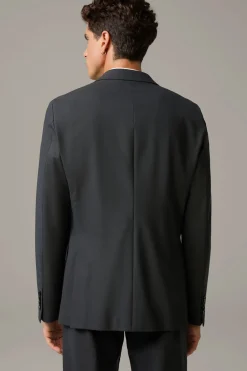 Strellson Sakkos-Baukasten-Schurwoll-Sakko Caidan, anthrazit