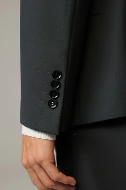 Strellson Sakkos-Baukasten-Schurwoll-Sakko Caidan, anthrazit