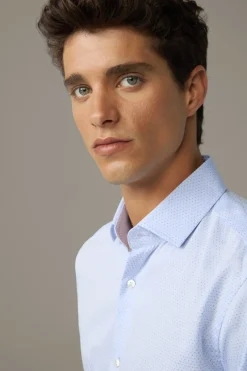 Strellson Hemden-Baumwoll-Hemd Stan, blau