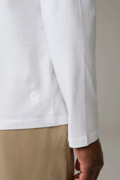 Strellson Tshirts & Sweats-Baumwoll-Longsleeve Tyler, wei&szlig;