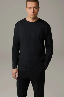 Strellson Tshirts & Sweats-Baumwoll-Longsleeve Tyler,