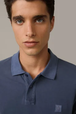 Strellson Poloshirts-Baumwoll-Poloshirt Phillip, blaugrau