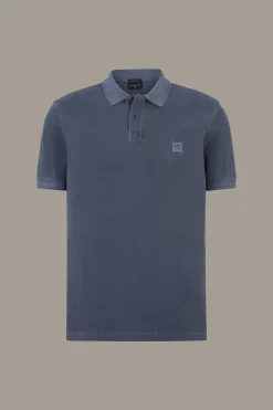 Strellson Poloshirts-Baumwoll-Poloshirt Phillip, blaugrau