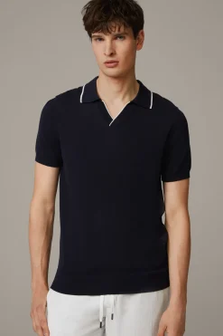 Strellson Poloshirts|Strick-Baumwoll-Strick-Poloshirt Kito,