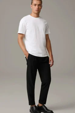 Strellson Tshirts & Sweats-Baumwoll-T-Shirt Clark, wei&szlig;