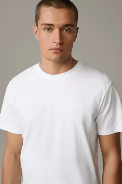 Strellson Tshirts & Sweats-Baumwoll-T-Shirt Clark, wei&szlig;