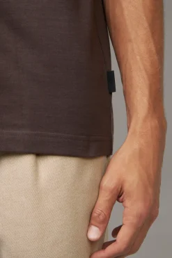 Strellson Tshirts & Sweats-Baumwoll-T-Shirt Geza, braun