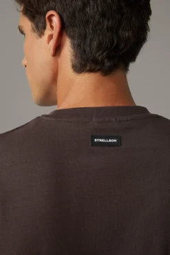 Strellson Tshirts & Sweats-Baumwoll-T-Shirt Geza, braun