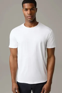 Strellson Tshirts & Sweats-Baumwoll-T-Shirt Tyler, wei&szlig;