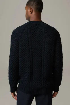 Strellson Strick-Bio-Baumwoll-Pullover Adrian, navy