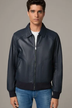 Strellson Lederjacken-Blouson-Lederjacke Broids,