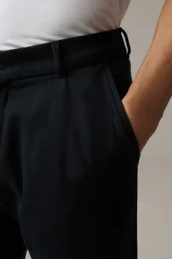 Strellson Hosen-Bundfaltenhose Louis, meliert