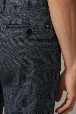 Strellson Hosen-Chino Code, dunkelblau kariert