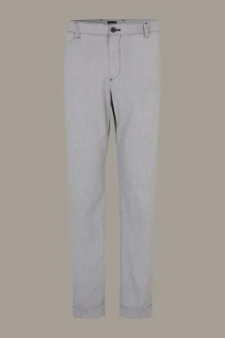 Strellson Hosen-Chino Luc, navy/weiß strukturiert